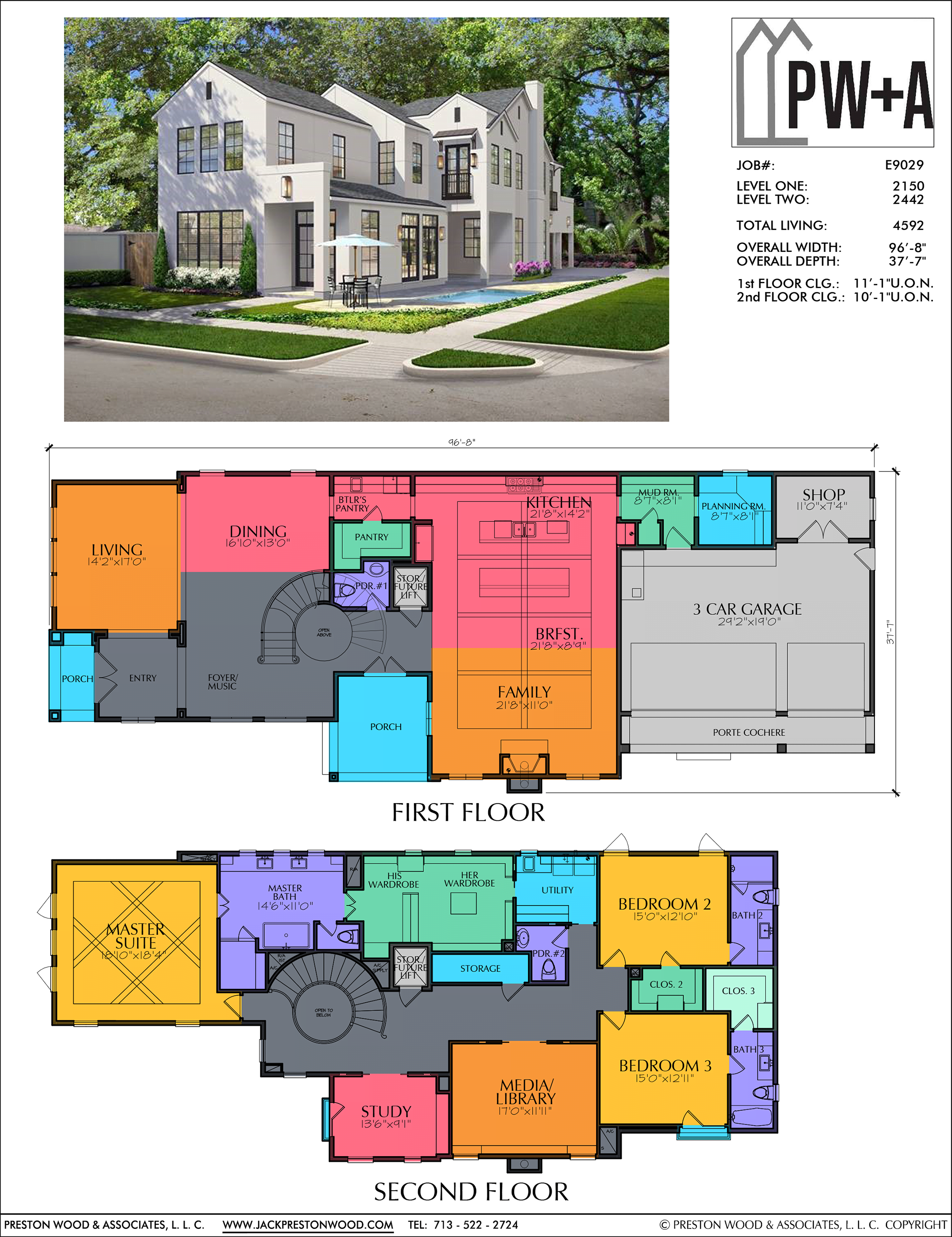 Two Story Home Plan E9029