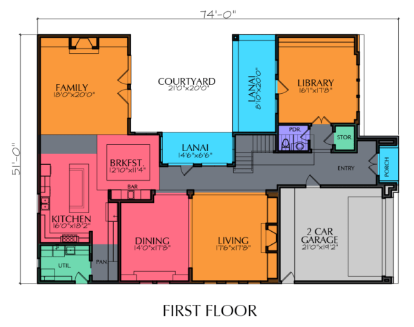 2 1/2 Story Home Plan E9045