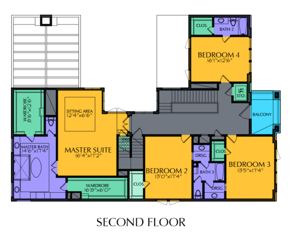 2 1/2 Story Home Plan E9045
