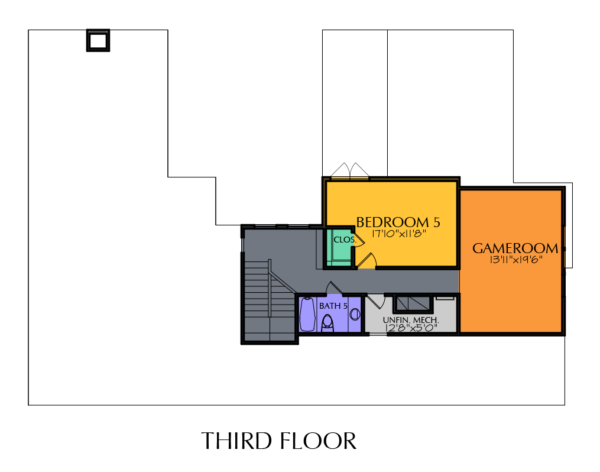 2 1/2 Story Home Plan E9045
