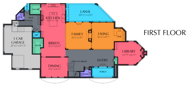 Two Story Home Plan E9071