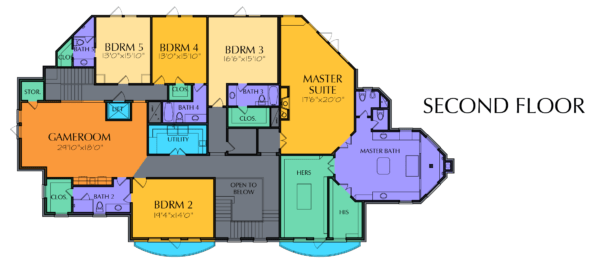 Two Story Home Plan E9071