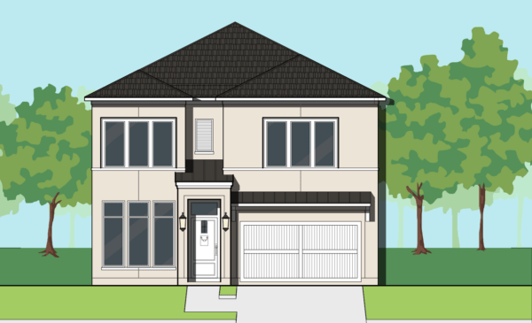Two Story Home Plan E9088