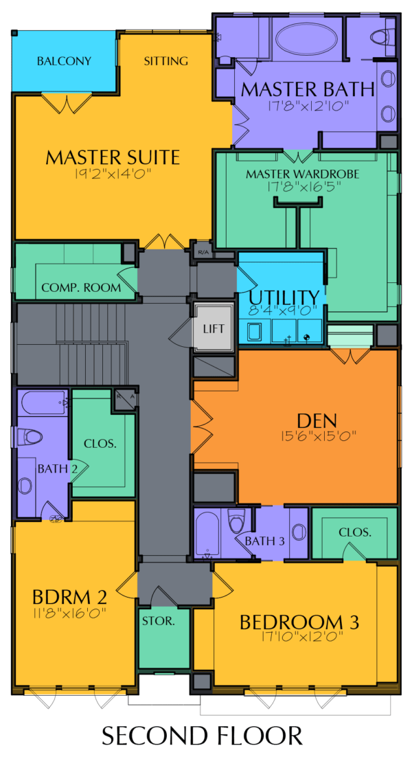 Two Story Home Plan E9088