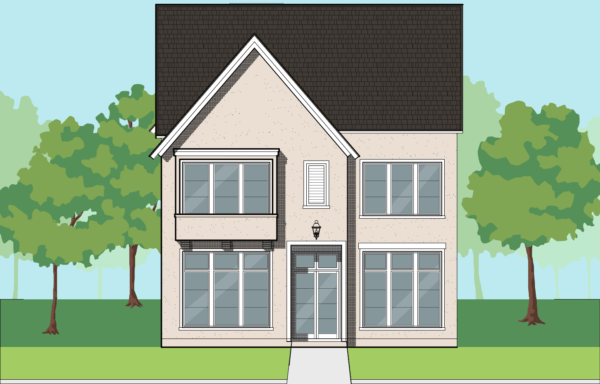 Two Story Home Plan E9112
