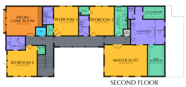 Two Story Home Plan E9112