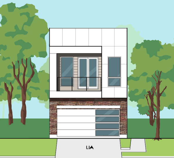 Two Story Home Plan E9126 A