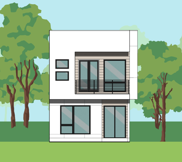 Two Story Home Plan E9126 A2.2 & A4.3