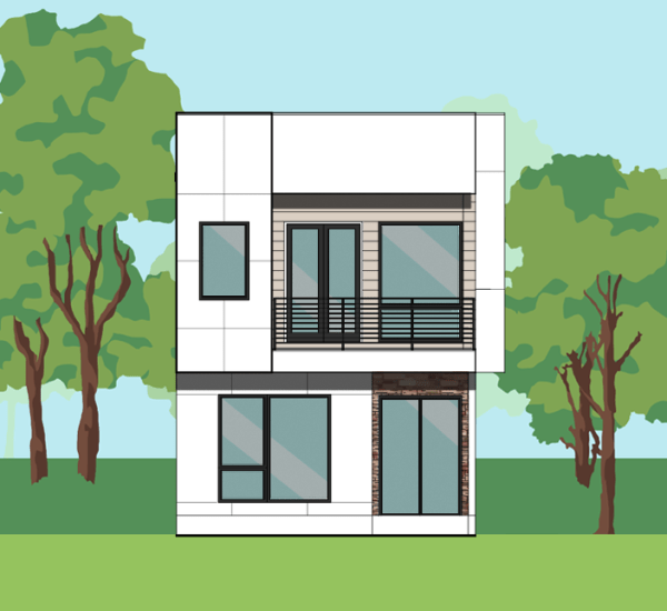 Two Story Home Plan E9126 A2.2 & A4.3