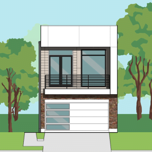 Two Story Home Plan E9126 B1
