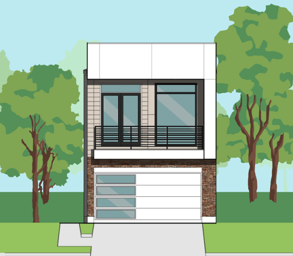 Two Story Home Plan E9126 B1