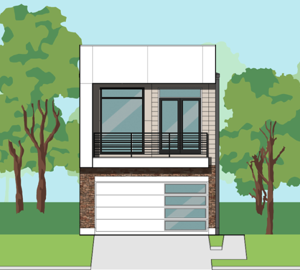 Two Story Home Plan E9126 B1