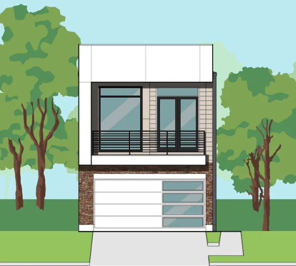 Two Story Home Plan E9126 B1