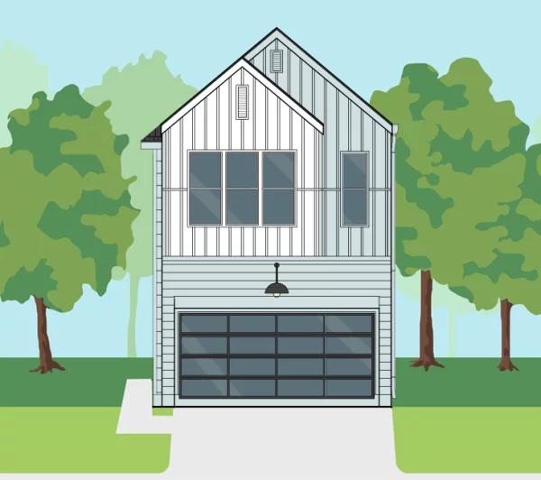 Two Story Home Plan E9128 A1
