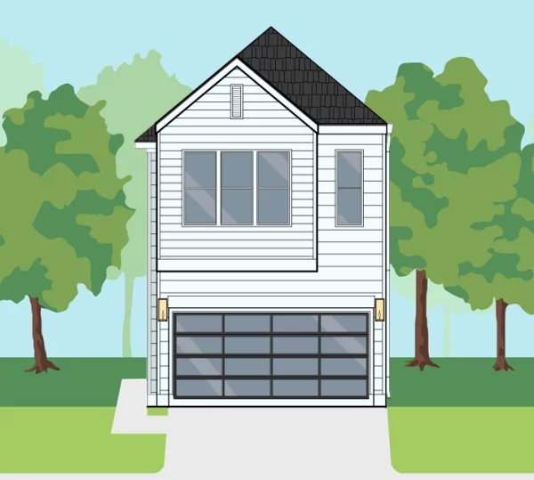 Two Story Home Plan E9128 A1