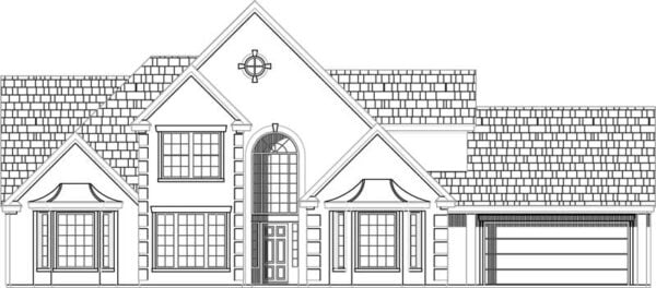 Two Story House Plan C6035