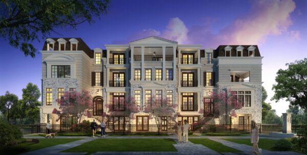 Four Story Townhouse Plan E8088 - Warfield/McComb