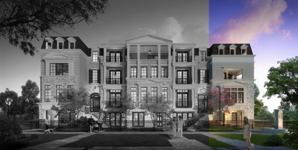 Four Story Townhouse Plan E8088 - L'Enfant