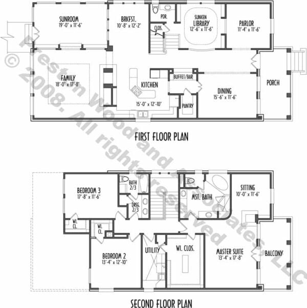 Urban House Plan C7243