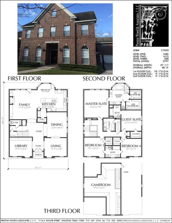 Urban House Plan C7020