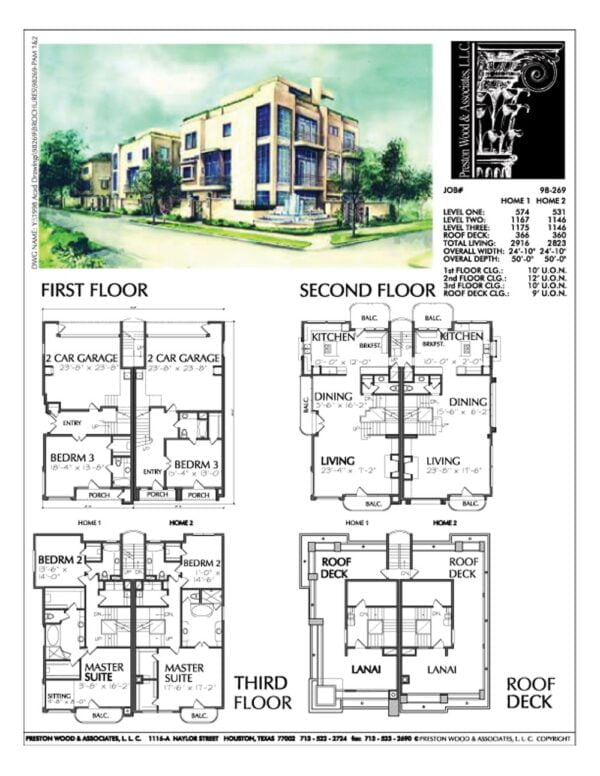 Townhouse Plan C8269