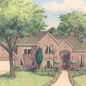 Two Story House Plan D3035