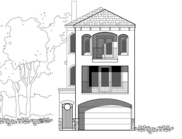 Townhouse Plan E1027 A