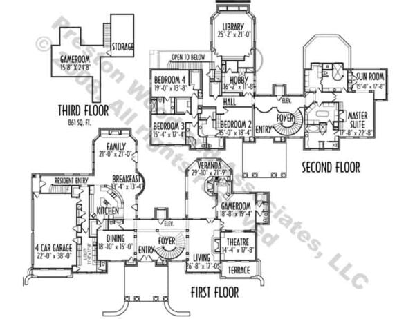 Classical Home Plan C3175