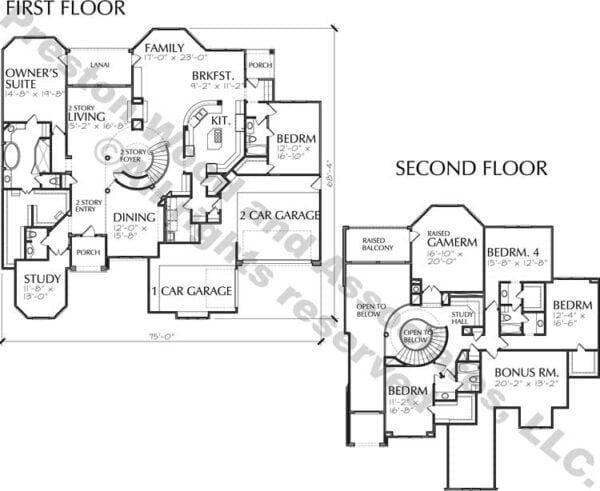 Two Story Home Plan D2026