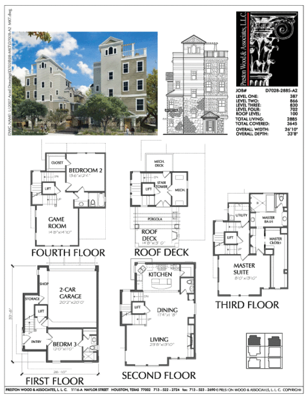 Townhouse Plan D7028 A2