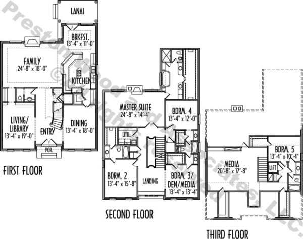 Urban House Plan C8237