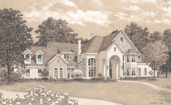 Two Story Home Plan D1008