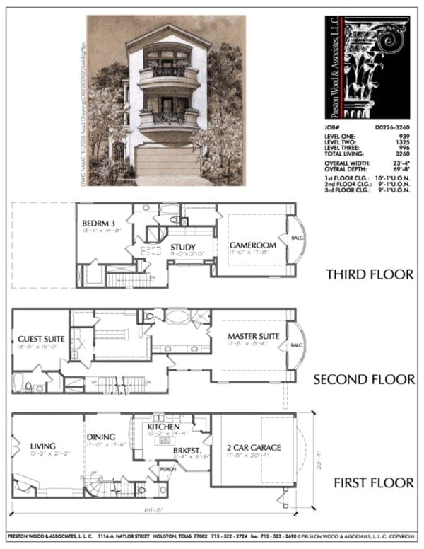 Townhouse Plan D0226