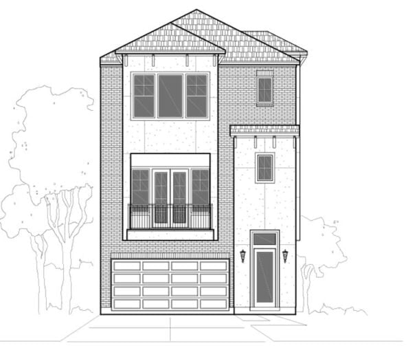 Townhouse Plan E1208 A2.3