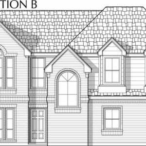 Two Story House Plan C6239 B