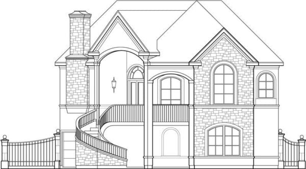 Two Story House Plan C9157