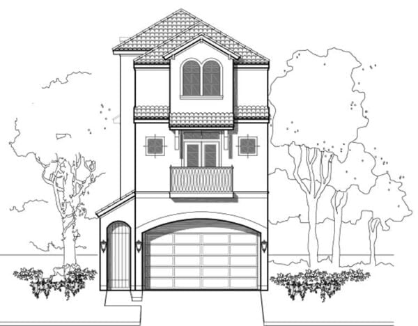 Townhouse Plan E2171 A1.1