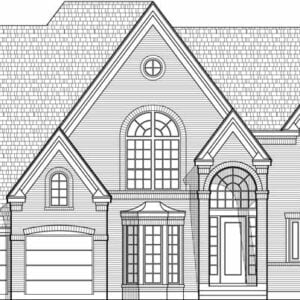 Two Story House Plan C5065