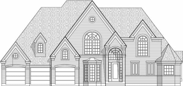 Two Story House Plan C5065