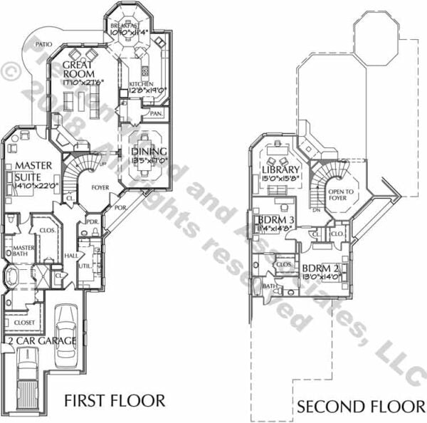 Patio House Plan C2156