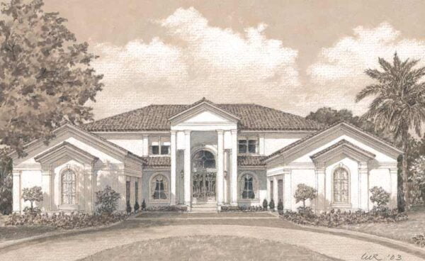 Two Story Home Plan D1156