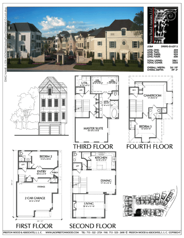 Townhouse Plan D9095 D LOT-5