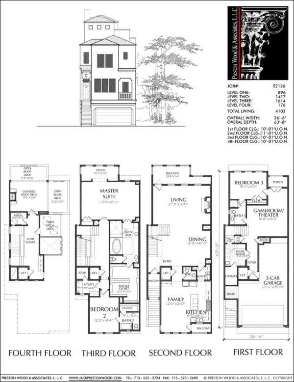 Townhouse Plan E2126