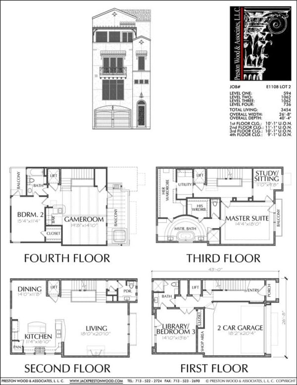 Townhouse Plan E1108 Lot 2