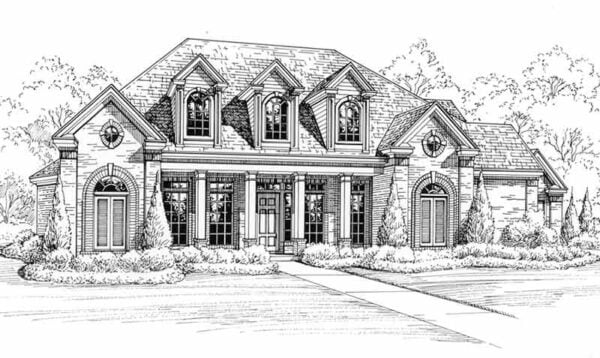 Two Story House Plan C4274