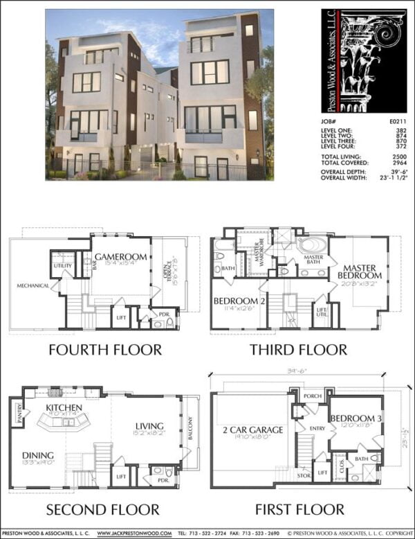 Townhouse Plan E0211