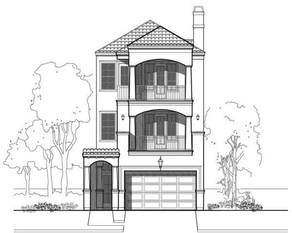 Townhouse Plan E2061 A1.2