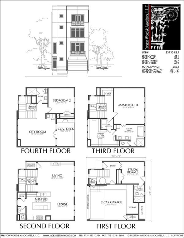 Townhouse Plan E3130 F2.1
