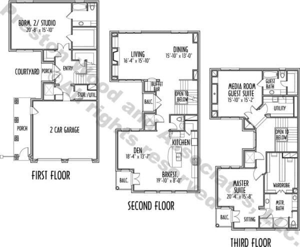 Urban House Plan C9281