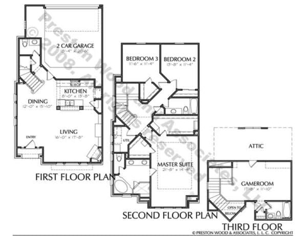 Townhouse Plan D3034 u2L